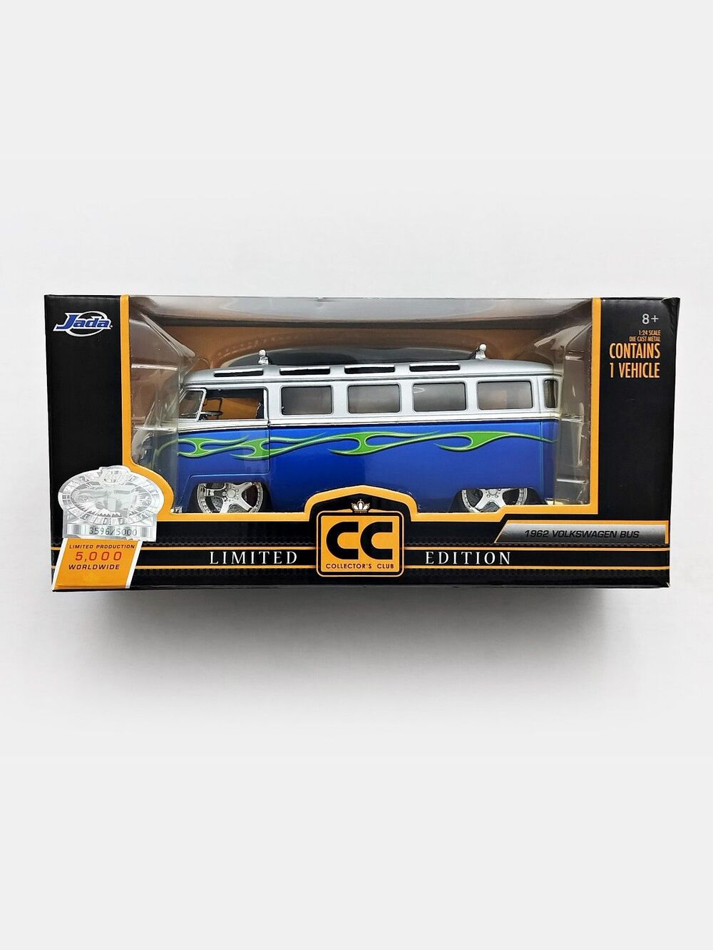 JADA TOYS 1962 VOLKSWAGEN Bus 1:24 LIMITED EDITION Collectors Club 1 OF 5000 NIB